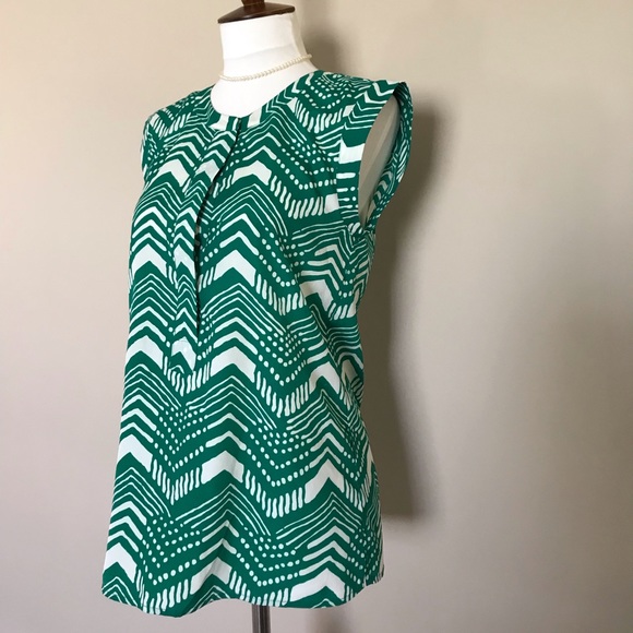 J Crew Herringbone Blouse - Picture 4 of 6